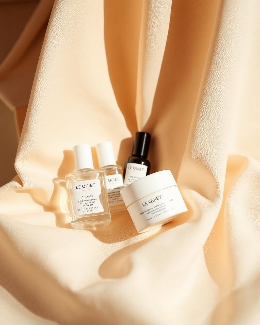 Trio of Le Quiet nail and hand care essentials